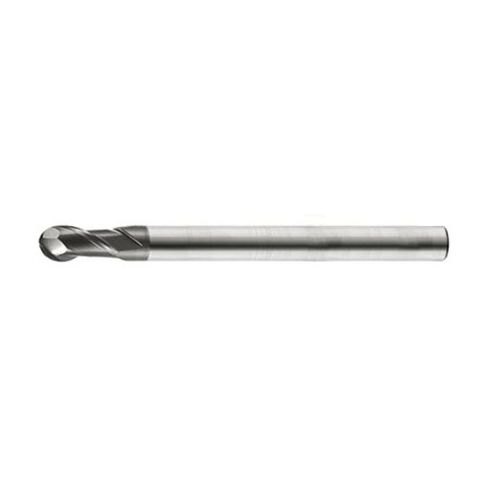 10mm  2 Flute Long Series Ball Nose ALTIN Coated Carbide Slot Drill - DTD