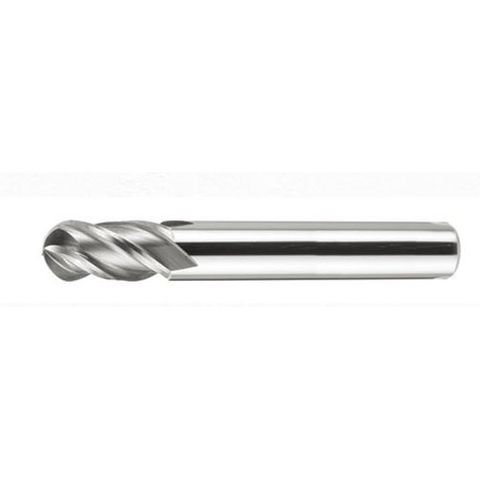 1.0mm Ball nose 4 Flute Uncoated Carbide EndMill
