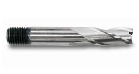 4.0mm Short series  HSS-Co8 Multi Mill - Threaded Shank- Bordo- 4.0 x 12.50 Flute length x 6mm Shank x 57mm OAL