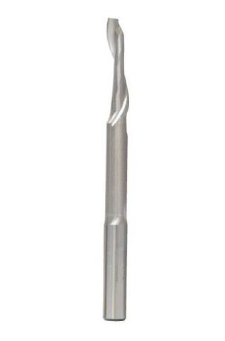 3.0mm HSS-Co5 Single Flute Milling Cutter for Aluminium (Europa)-12mm x 8mm Shank  OAL 60mm