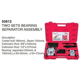 Set of Two Bearing Separator Assembly 12 piece Set Complete with Small & Large Bearing Separators  Blomold Case - Hans