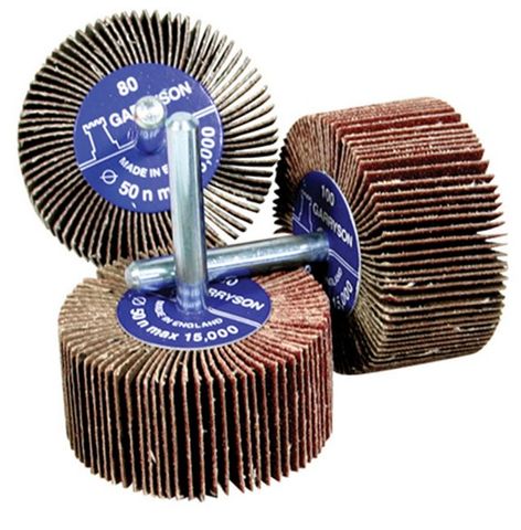 60x30x60 Grit 6mm Shank Flap Wheels - Garryson