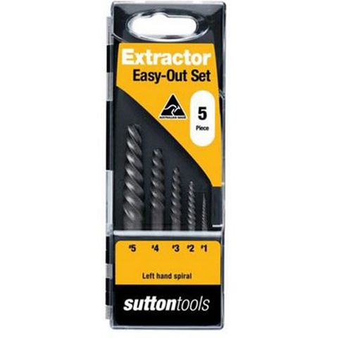 S15 Sutton #1-#5 Screw Extractor Set