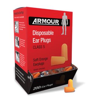 Disposable Ear Plugs Class 5 -  Uncorded - Armour Box 200