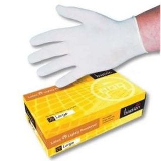 Rubber Latex Gloves Powdered - Large
