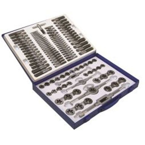 110 piece UNC/UNF/ Metric Tap & Die Set 4G - 3/4'' UNC/UNF , M6 - M18x1-5 1/8'' & 1/4'' NPT