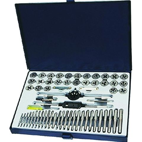 60 Piece UNF/UNC/Metric Tap & Die Set Alloy Steel