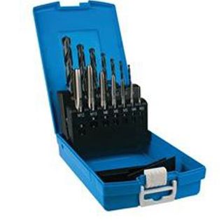 M3-M12 HSS Tap & Drill Set Blue ABS Case - Sutton