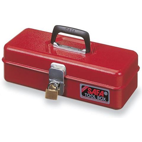 C' SAFA 380mm(W) x 155mm(D) x 120mm(H) Toolbox- No Tote Tray