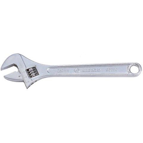KING TONY ADJUSTABLE WRENCH 250MM CHROME