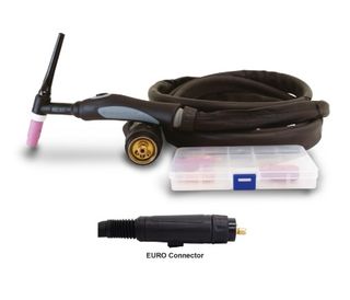 Optional Euro-Connect TIG Torch Kit XA26 X 4m with Spares
