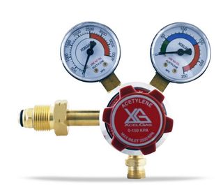 XcelGas Acetylene Regulator - Side Entry