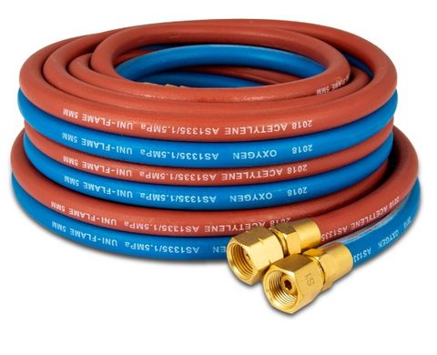 Twin Line Oxygen Acetylene Hose Set 5mm I.D x 10m