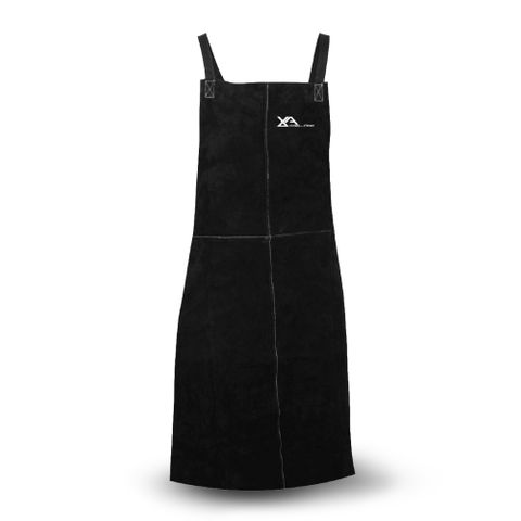 XcelArc Black Leather Welding Apron 107cm Length