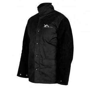 XcelArc Welding Jacket Proban Body,Leather Sleeves XL