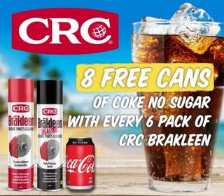 CRC Brakleen Coke Promo