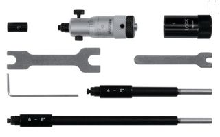 Mitutoyo Inside Micrometer Set 2-8" Interchangeable Rod Type