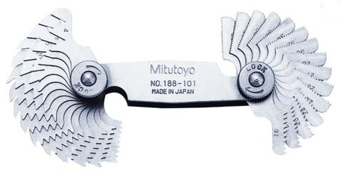 Mitutoyo Thread Gauge 4-42 TPI Whitworth