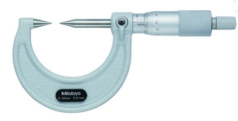 Mitutoyo Point Micrometer 0-25mm 30 Degree