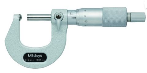 Mitutoyo Tube Micrometer 0-25 x 0.01mm Sph/Flat