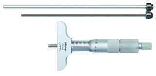 Mitutoyo Depth Micrometer 0-75mm x 63mm base