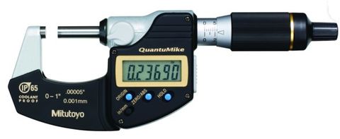 Mitutoyo QuantuMike 0-1"/25mm IP65 Coolant Proof with Data Output