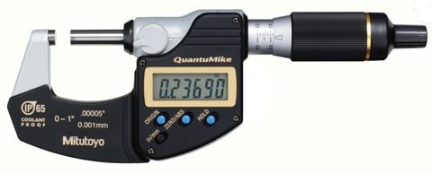 Mitutoyo QuantuMike 0-1"/25mm IP65 Coolant Proof without Data Output