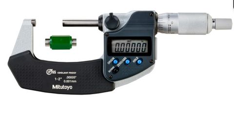 Mitutoyo Digimatic Micrometer 1-2"/25-50mm IP65 Coolant Proof with Data Output