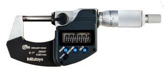 Mitutoyo Digimatic Micrometer 0-1"/0-25mm IP65 Coolant Proof without Data Output