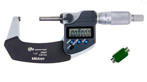 Mitutoyo Digimatic Micrometer 1-2"/25-50mm IP65 Coolant Proof without Data Output