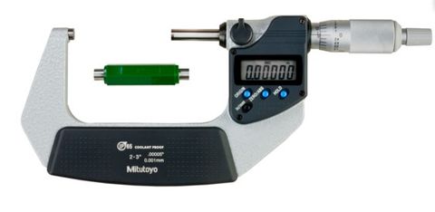 Mitutoyo Digimatic Micrometer 2-3"/50-75mm IP65 Coolant Proof without Data Output