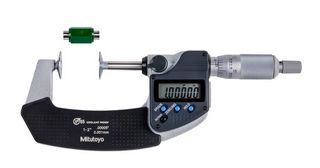 Mitutoyo Digimatic Disk Micrometer 1-2"/ 25-50mm x .00005"/0.001mm IP65 Coolant Proof