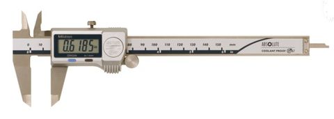 Mitutoyo Digimatic Caliper 6"/150mm x .0005" / 0.01mm Coolant Proof with Data Output