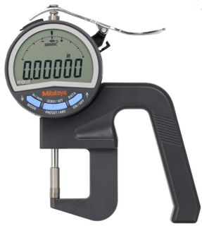 Mitutoyo Digimatic Thickness Gauge .470"/12mm High Accuracy Type