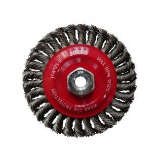 Josco 125mm Twistknot Wheel Brush (M14 Thread)