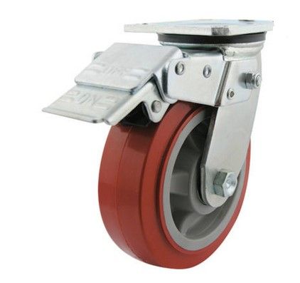 150mm Poly Nylon Wheel 400Kg Capacity Swivel/Brake Castor