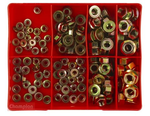 Champion 140pc Metric Flange Nut Assortment