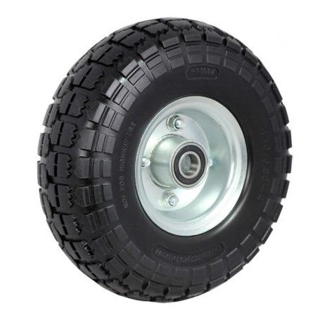 255mm Puncture Proof Wheel 3/4 Axle Diameter