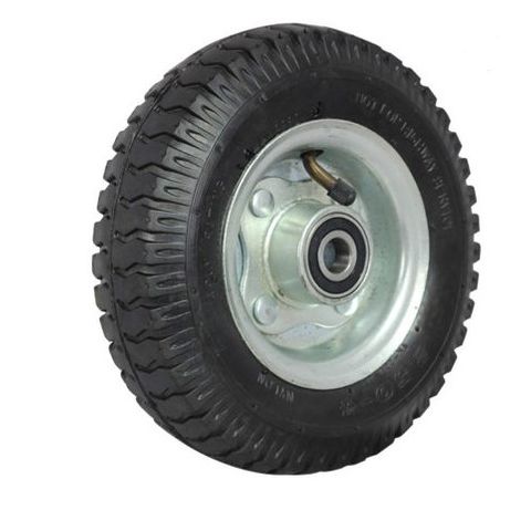 210mm Steel Centred Pneumatic Wheel 3/4 Axle Diameter