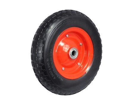 400mm Puncture Proof Wheel 1 Axle Diameter