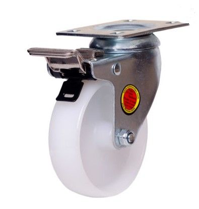 100mm Nylon Wheel 100kg Swivel/Brake Castor