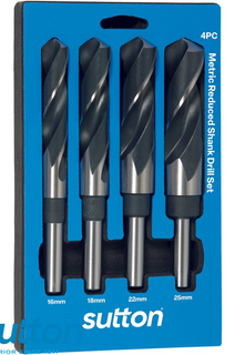 Sutton 4 Piece Reduced Shank Drill Set 16-25mm