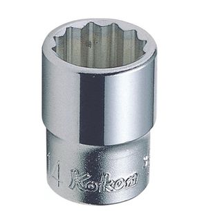 16mm x 3/8'' Drive Standard 12 Pt Socket - Koken