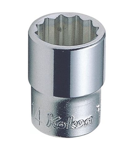 16mm x 3/8'' Drive Standard 12 Pt Socket - Koken