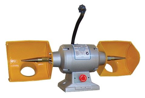 8"-200mm Heavy Duty Bench Buffer 2 Tapered Spindles (750W- 1 H/P Motor) - Linishall