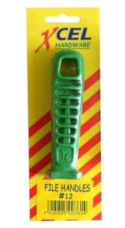 #10 Plastic File Handle Black Carded - Xcel