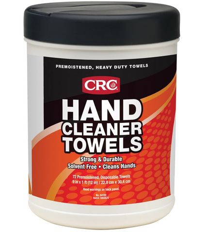 CRC 72Pc Hand Cleaner Towels