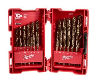 Red Helix 25PC Cobalt Drill Set