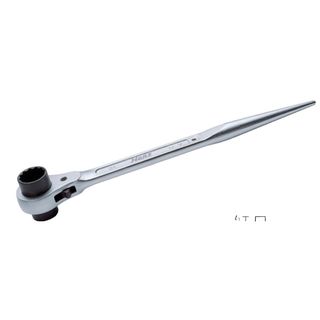 13 x 17mm Ratchet Box Wrench - Hans