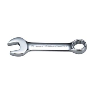 9mm Stubby Combination Wrench 97mm OAL Mirror Finish - Hans